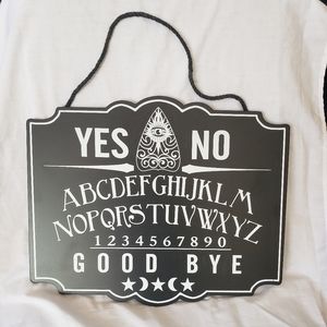 Halloween Wooden Ouija Board Decoration